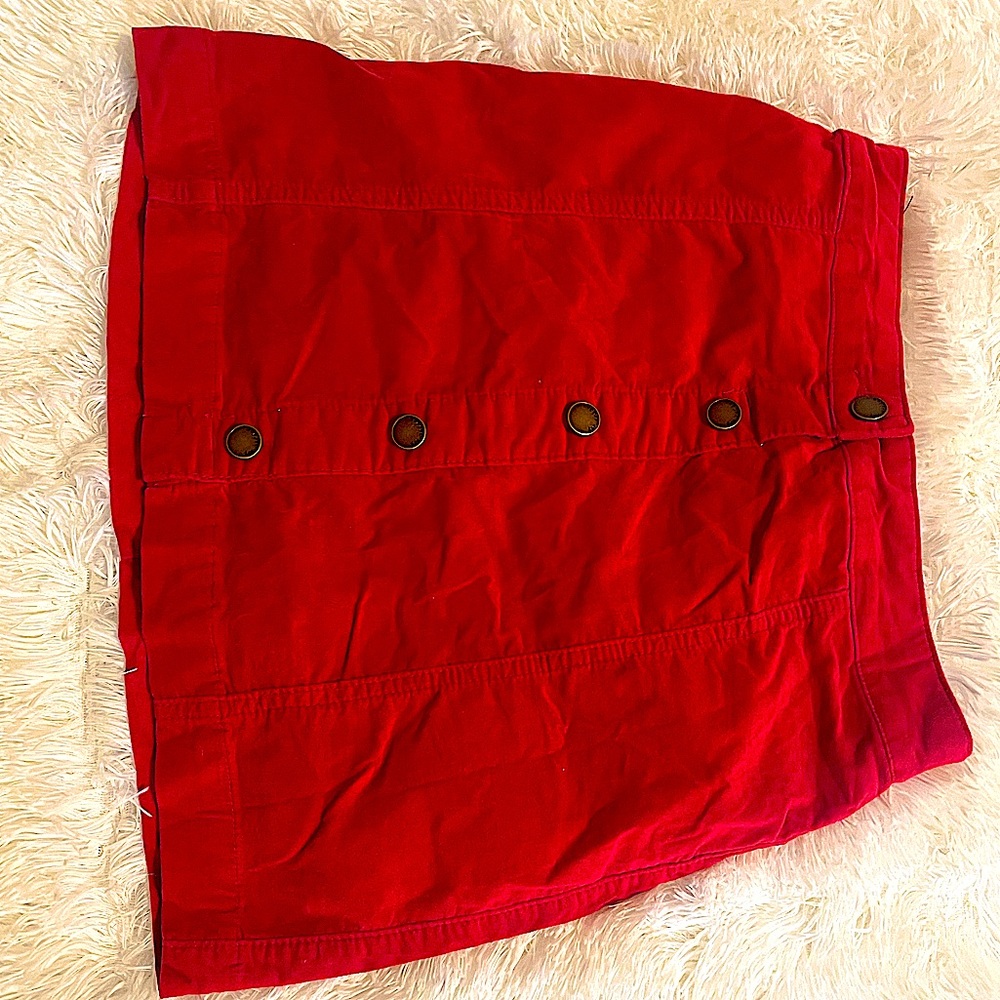 Red Mini Skirt